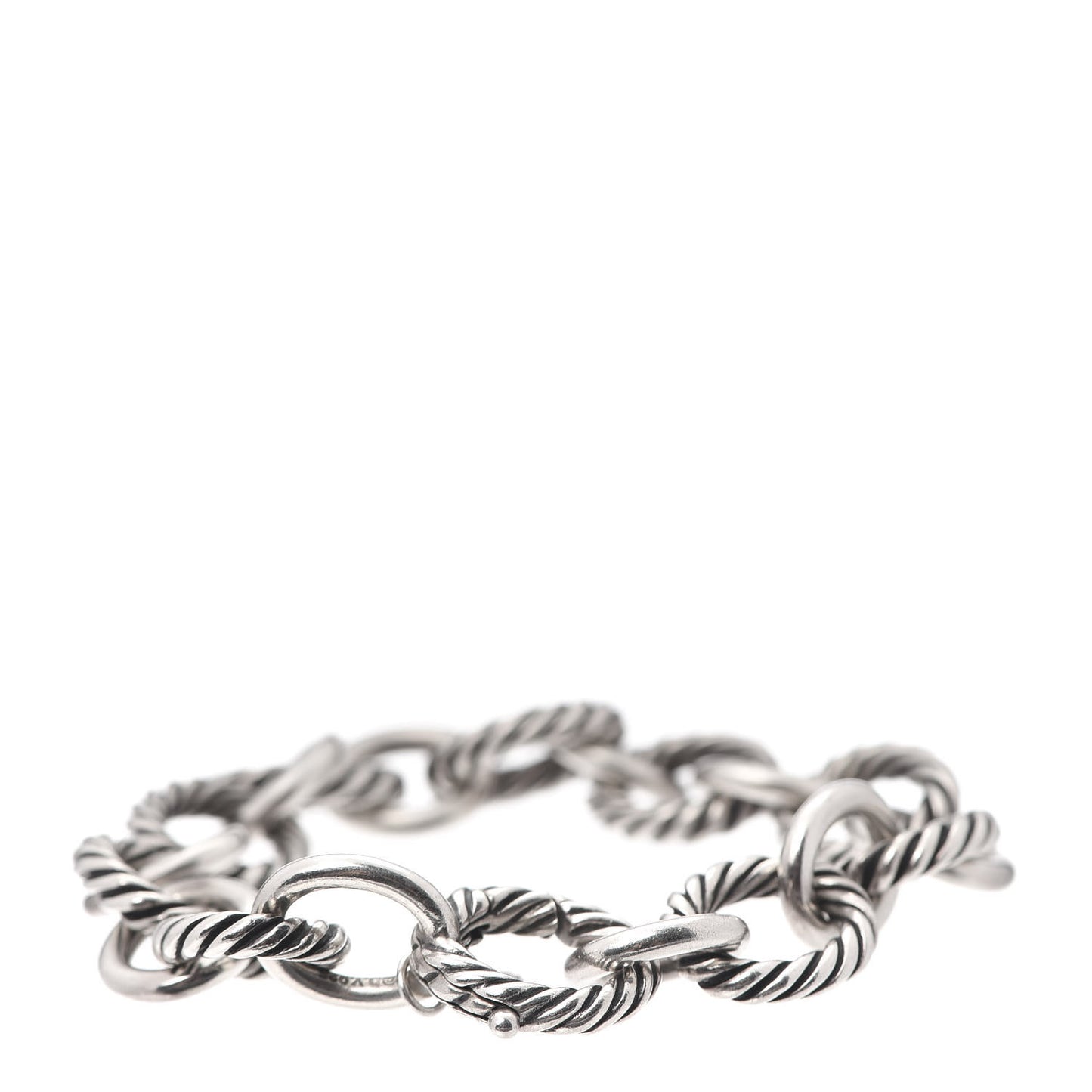 Sterling Silver 10mm Medium Oval Link Bracelet