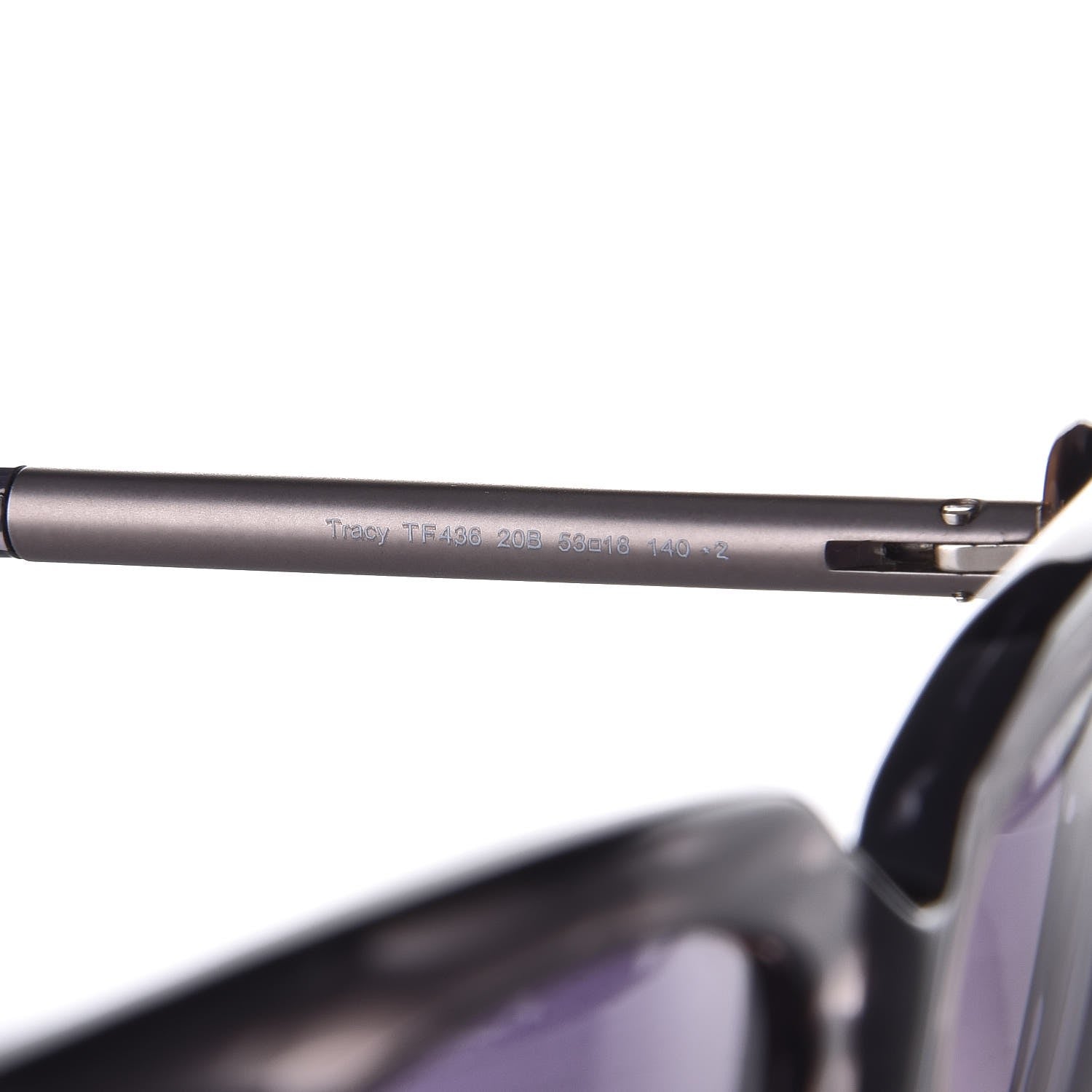 Tom Ford Tracy Sunglasses TF436 Grey Peach 5 of 8