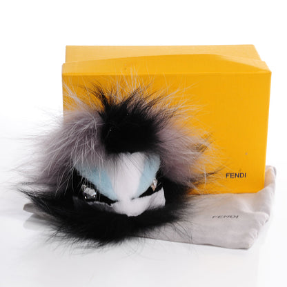 Fendi Mink Fur Diabloo Monster Bag Charm Mint 5 of 5