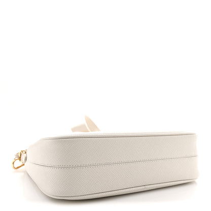 Prada Saffiano Re-Edition 2005 Shoulder Bag White 4 of 10