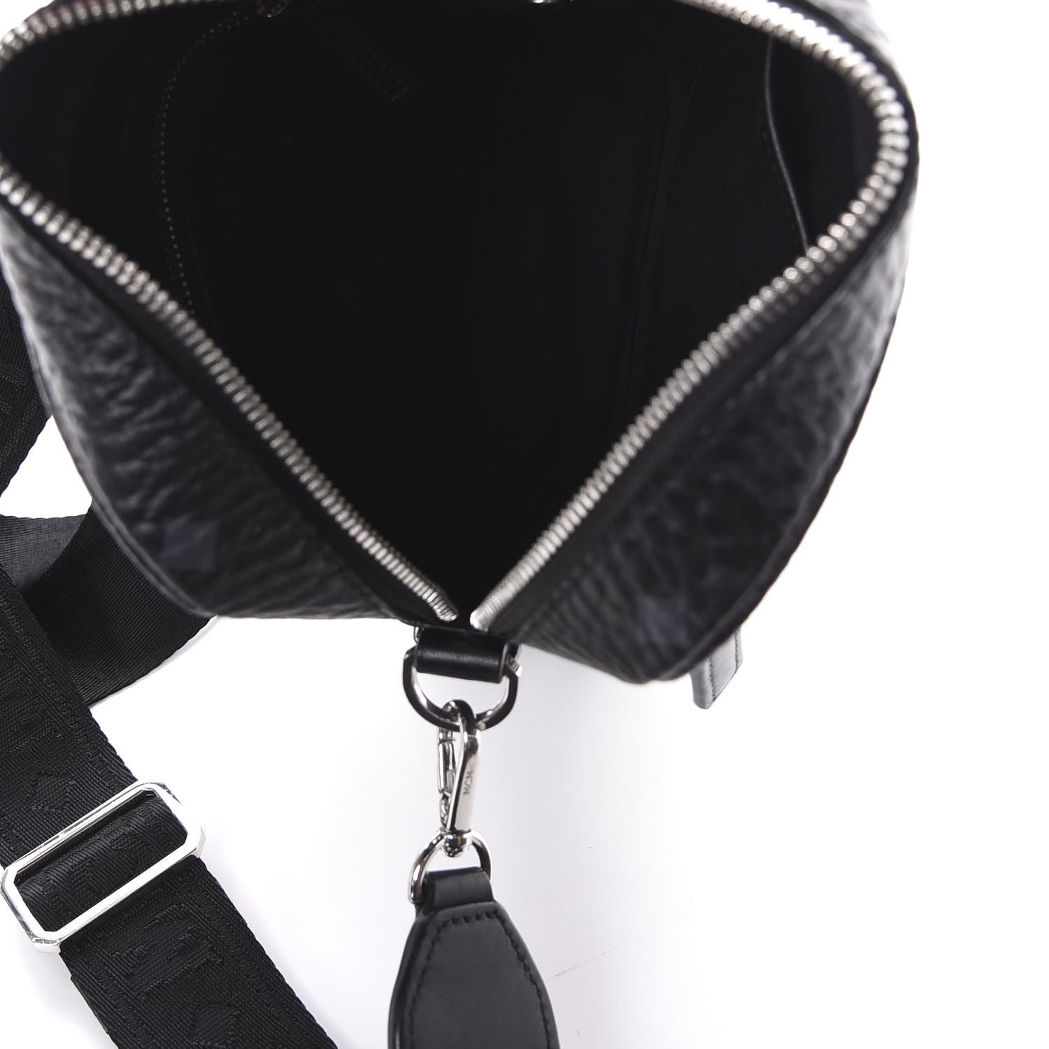 MCM Visetos Spot Crossbody Bag Black 5 of 8