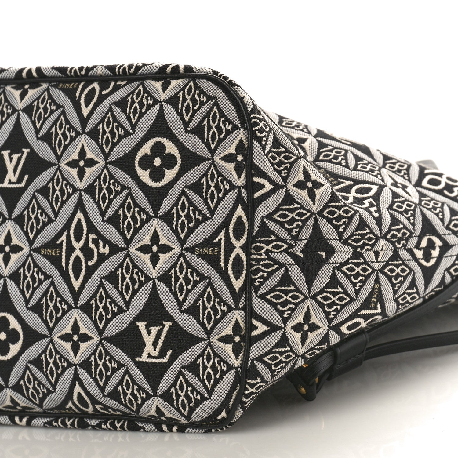 Louis Vuitton Jacquard Since 1854 Neverfull MM Grey 9 of 9