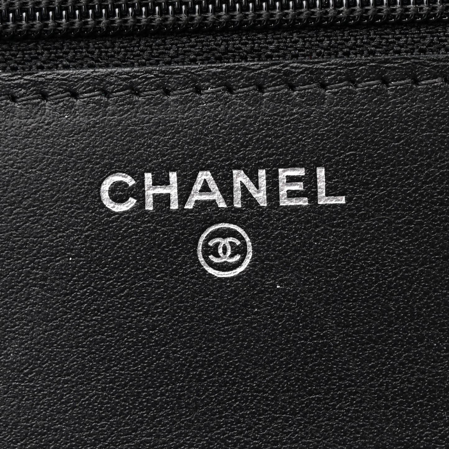 Caviar Quilted Boy Wallet On Chain WOC Black