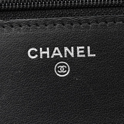 Chanel Caviar Quilted Boy Wallet On Chain WOC Black 6 of 13