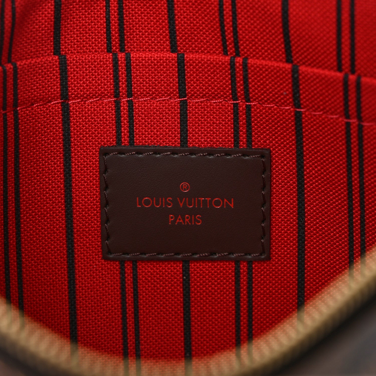 Louis Vuitton Damier Ebene Neverfull MM GM Pochette 5 of 6
