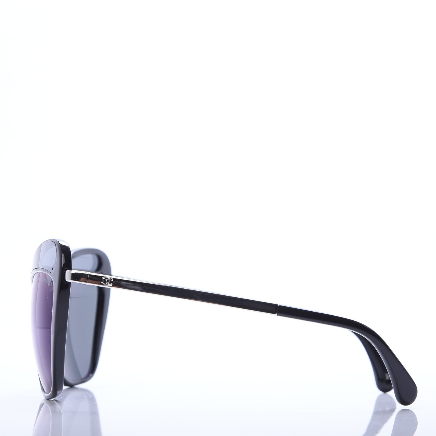Chanel Acetate Butterfly Sunglasses 5377 Black Blue 3 of 7