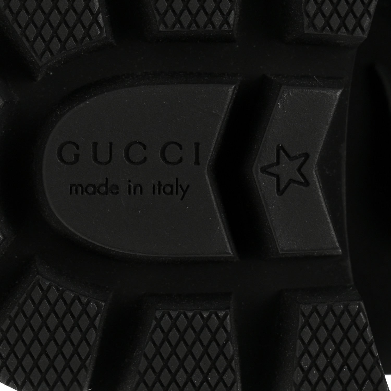 Gucci Calfskin Sylvie Web Womens Lace Up Combat Boots 38 Black 8 of 9
