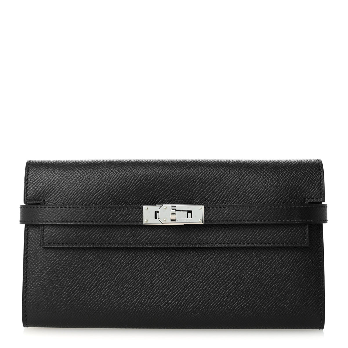 Hermes Epsom Kelly Longue Wallet Black 1 of 10