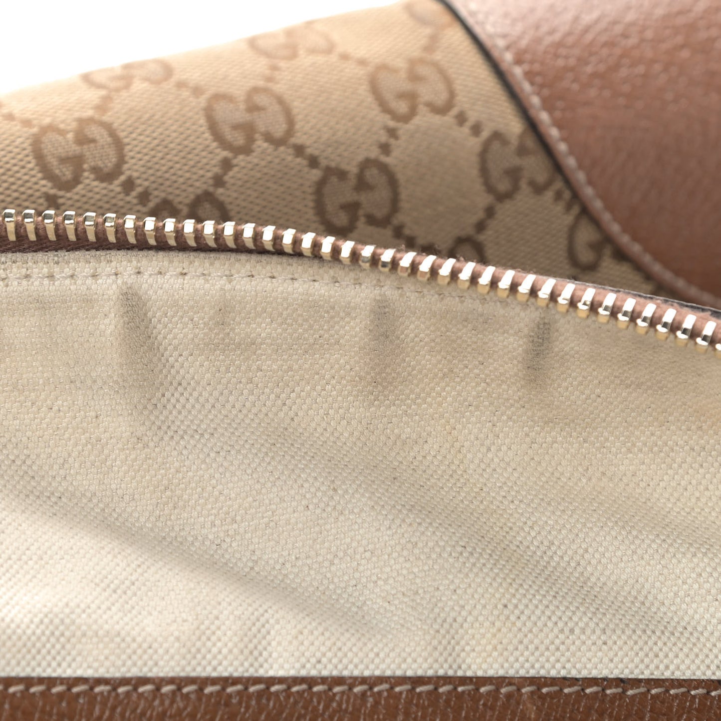 Monogram Medium Bree Shoulder Bag Beige Tabacco