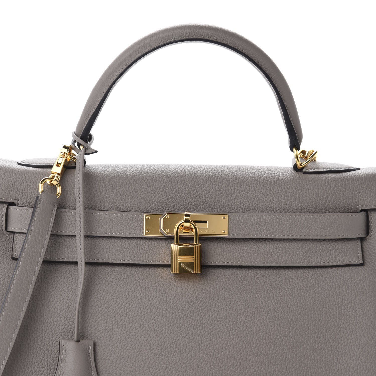 Hermes Togo Kelly Retourne 32 Gris Asphalte 10 of 10