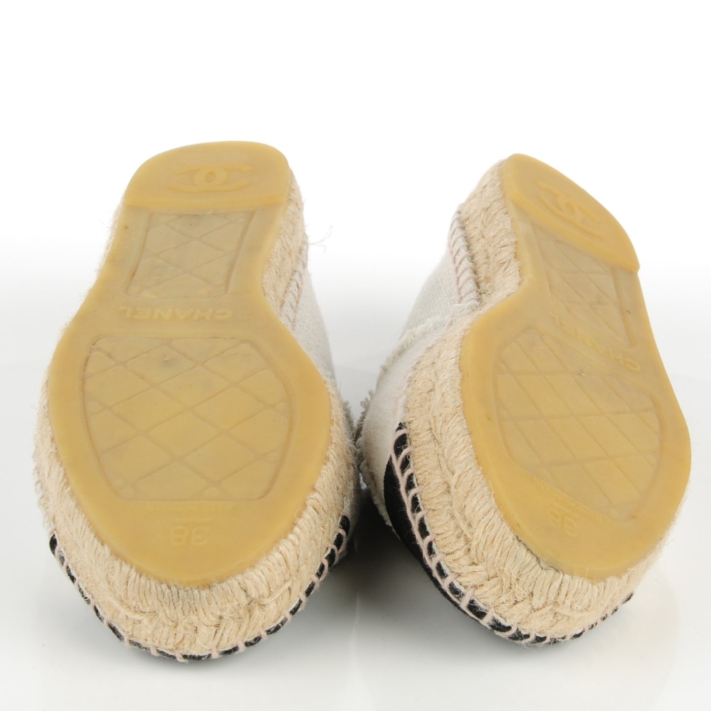 Toile CC Espadrilles 38 Beige Black