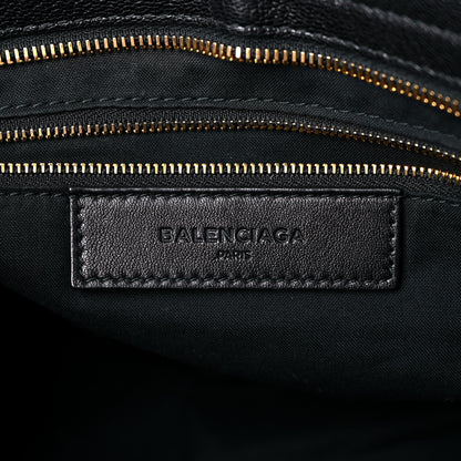Balenciaga Chevre Gold Metallic Edge Hardware City Black 7 of 15