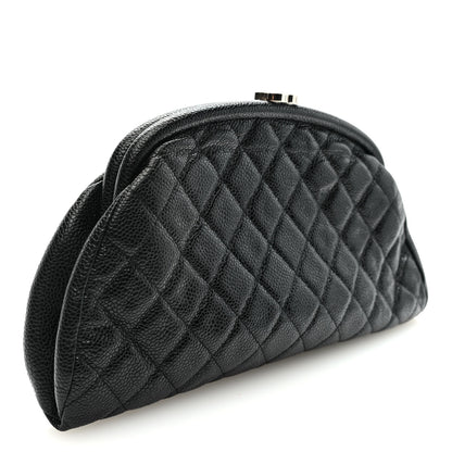 Chanel Caviar Quilted Timeless Clutch Black 3 of 8