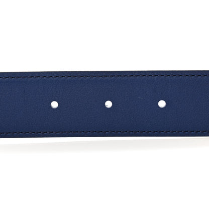 Hermes Swift Epsom 32mm Belt Strap 90 36 Colvert Bleu Saphir 4 of 6
