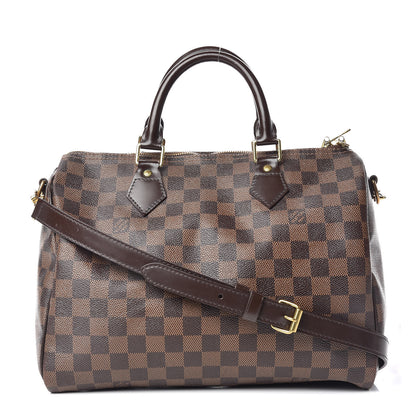Louis Vuitton Damier Ebene Speedy Bandouliere 30 1 of 12