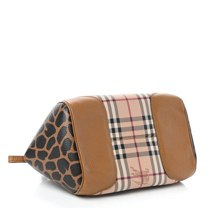 Burberry Haymarket Check Animal Print Small Blaze Satchel 4 of 9