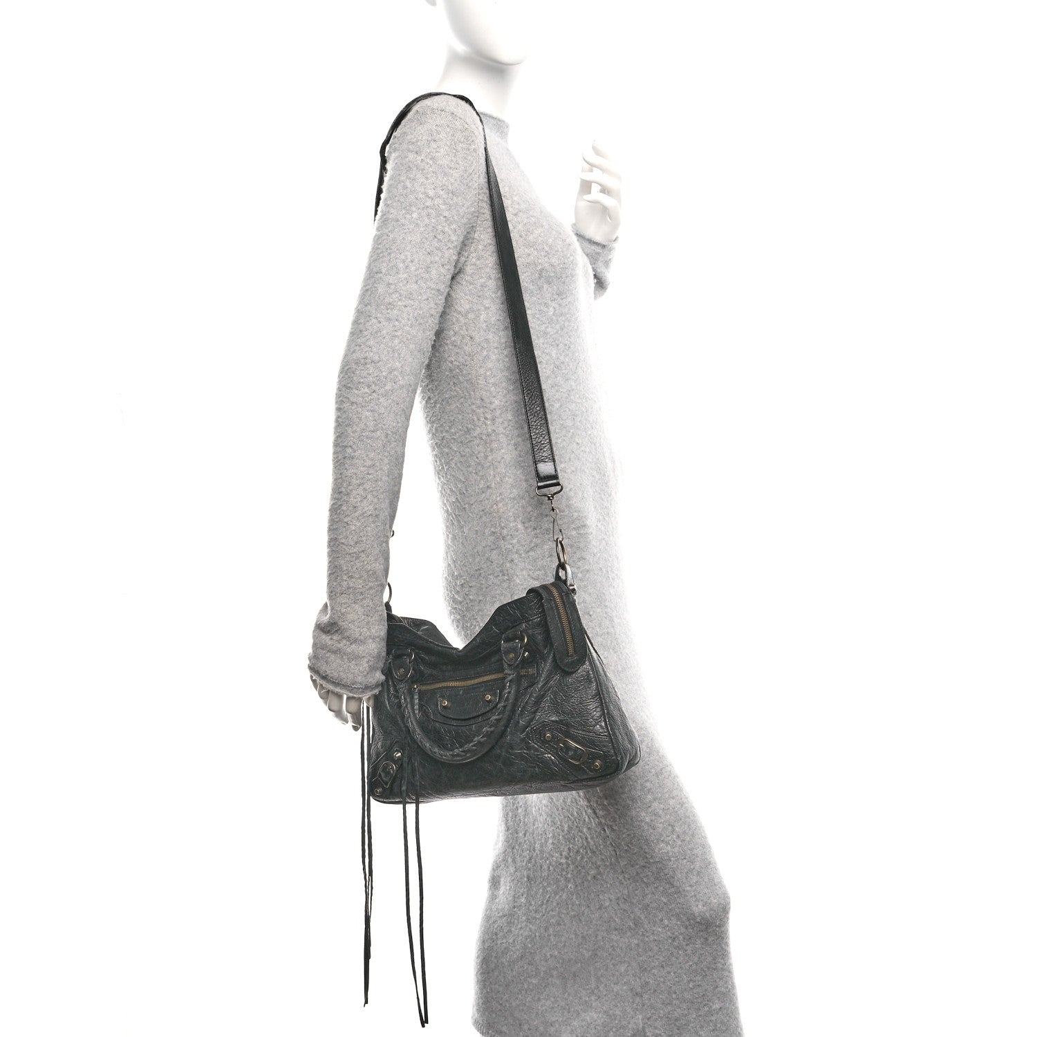 Balenciaga Agneau Classic Hardware Town Black 2 of 12