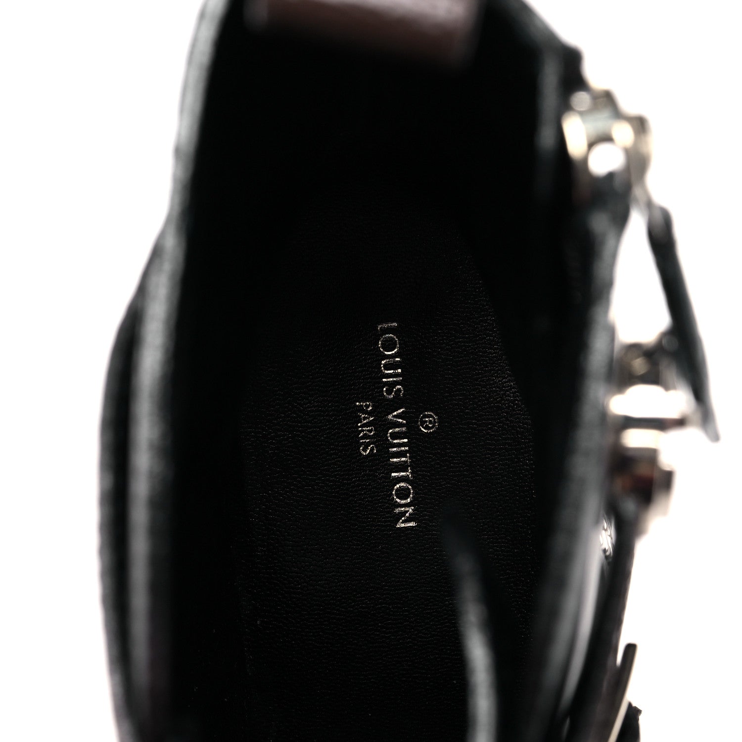 Louis Vuitton Calfskin Monogram Jumble Flat Ankle Boots 37 Black 7 of 7