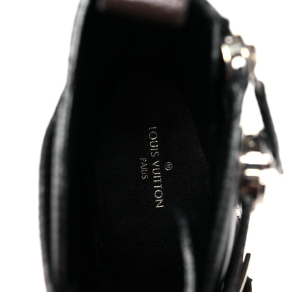 Louis Vuitton Calfskin Monogram Jumble Flat Ankle Boots 37 Black 7 of 7