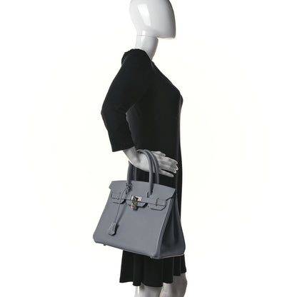 Hermes Epsom Birkin 30 Ciel 2 of 33