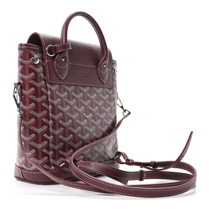 Goyard Goyardine Calfskin Mini Alpin Backpack Bordeaux 3 of 9