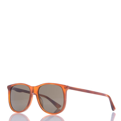 Gucci Acetate Frame Sunglasses GG0263/S Havana 1 of 8