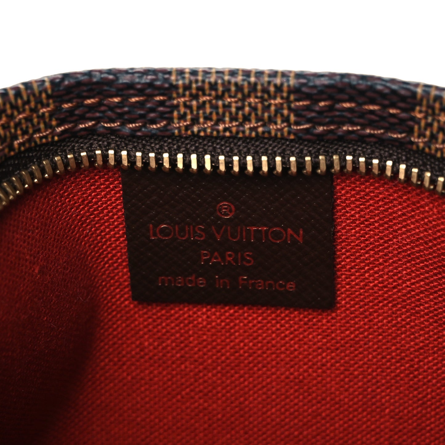 Damier Ebene Trousse Make Up Bag Pochette