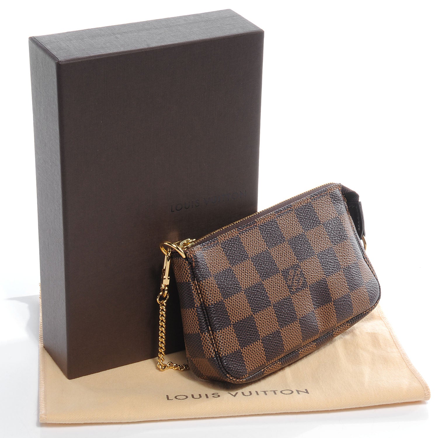 Louis Vuitton Damier Ebene Mini Pochette 5 of 9