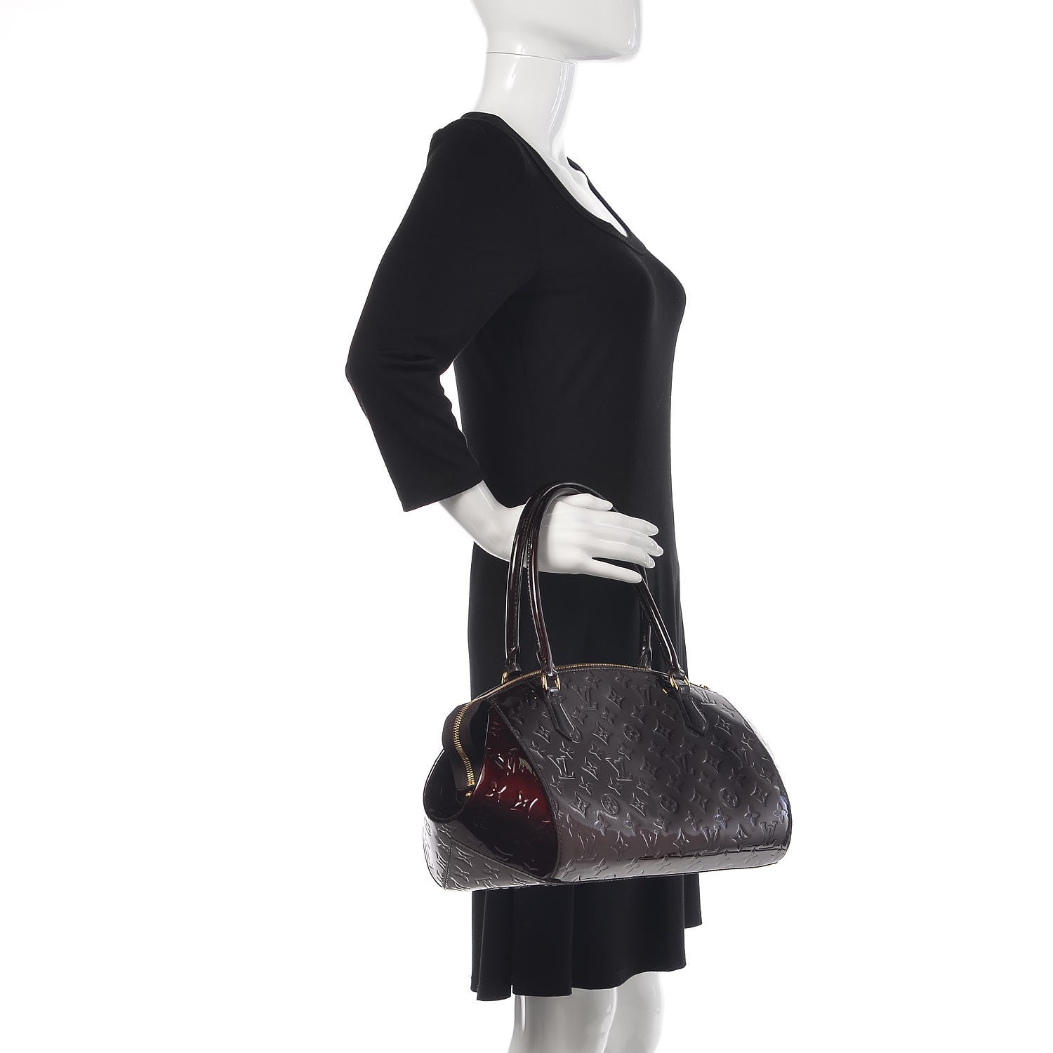 Louis Vuitton Vernis Sherwood GM Amarante 2 of 8