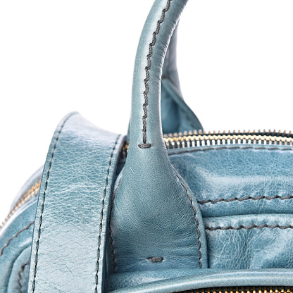 Prada Vitello Shine Bauletto Turchese 9 of 15
