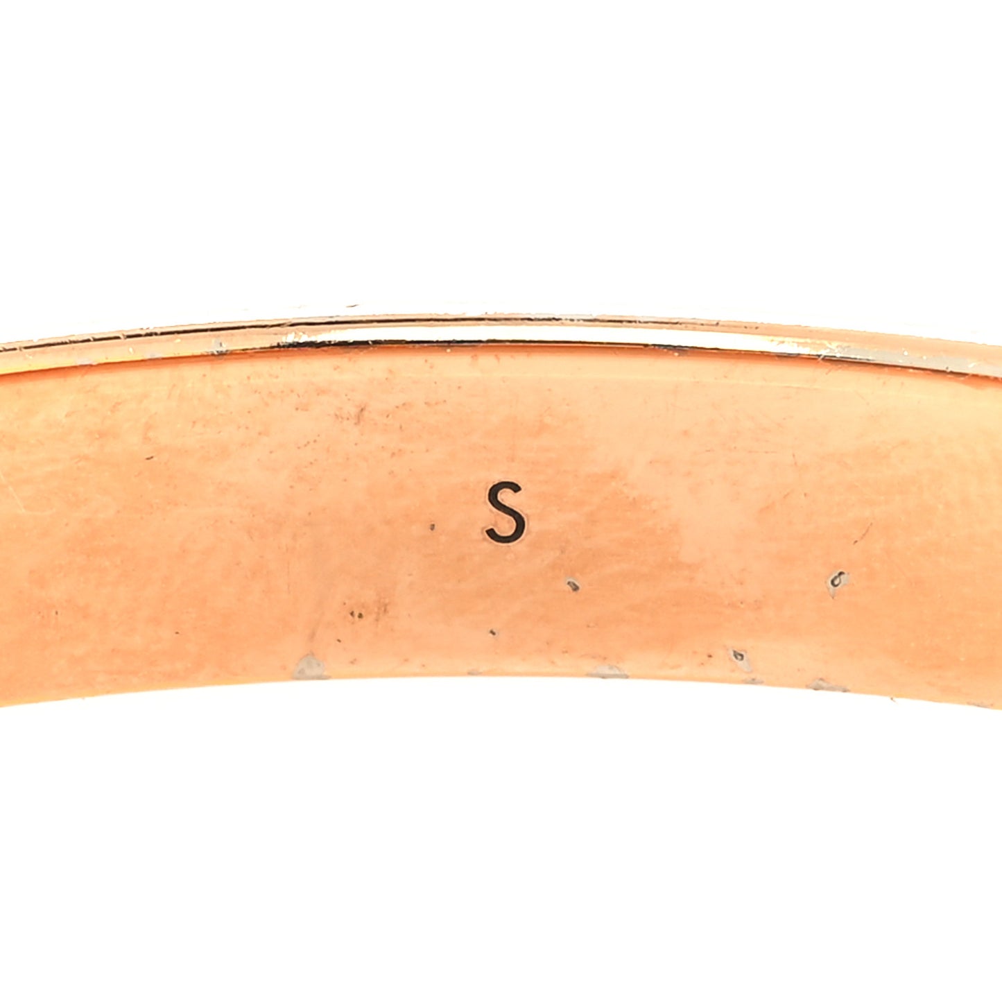 Brass Monogram Nanogram Cuff S Gold