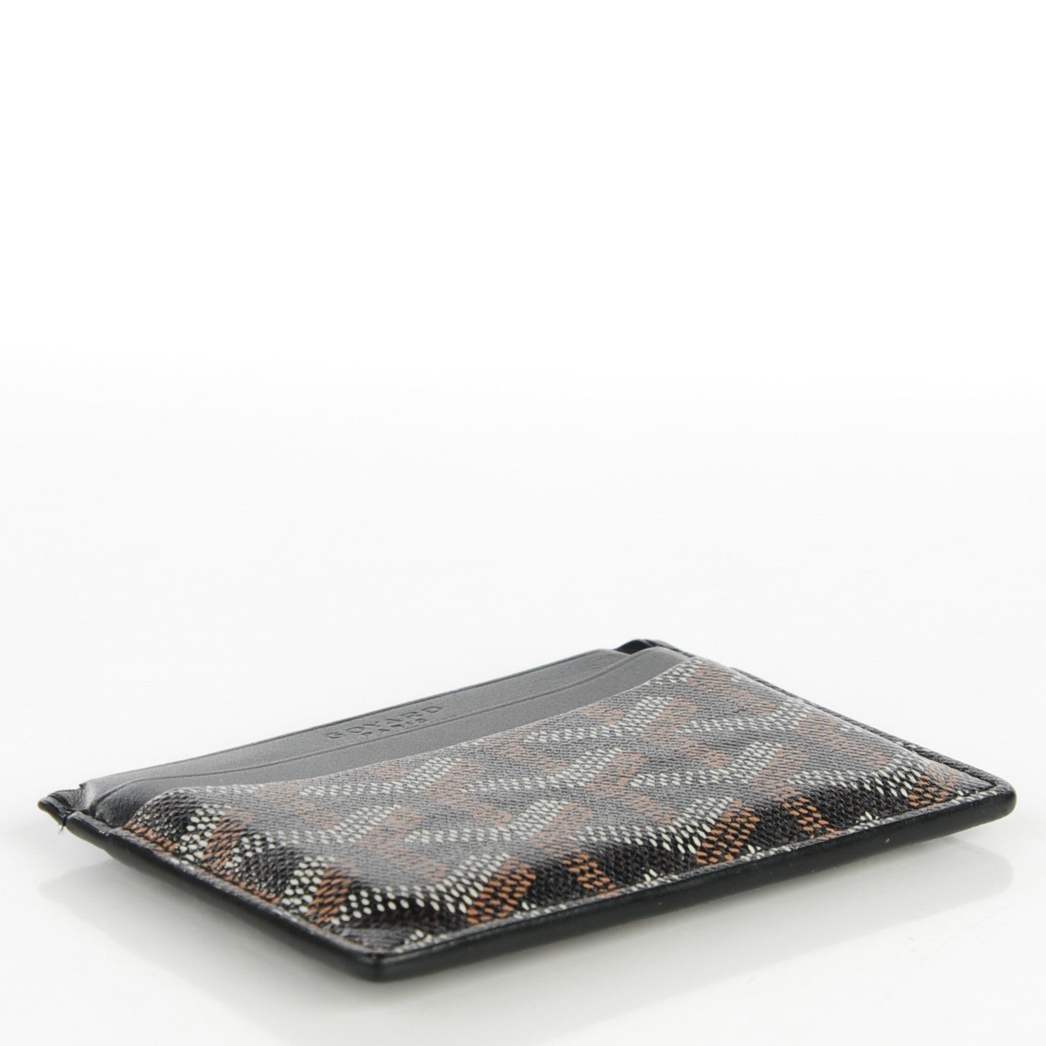 Goyard Goyardine Saint Sulpice Card Holder Black 4 of 7