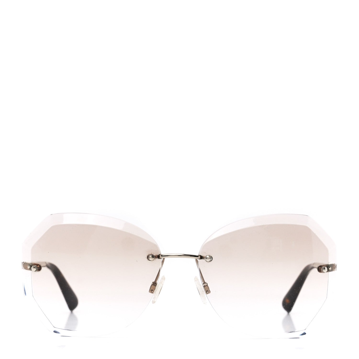 Chanel Metal Spring Round Sunglasses 4220 Gold Brown 2 of 8