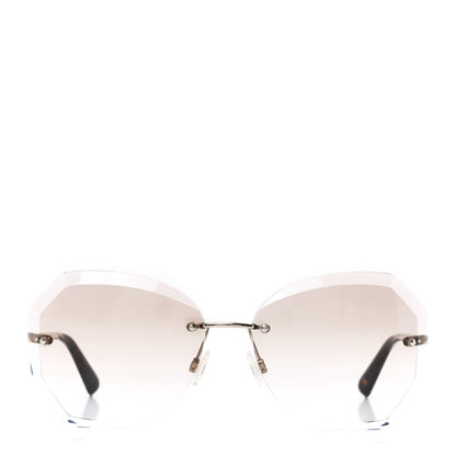 Chanel Metal Spring Round Sunglasses 4220 Gold Brown 2 of 8