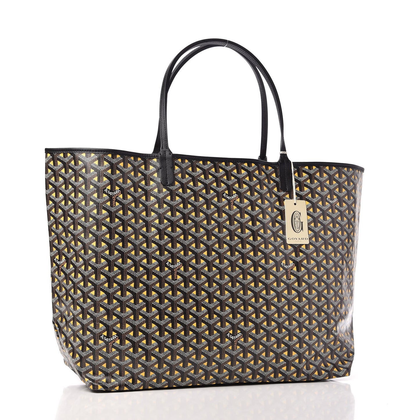 Goyardine Saint Louis Claire Voie GM Black Yellow