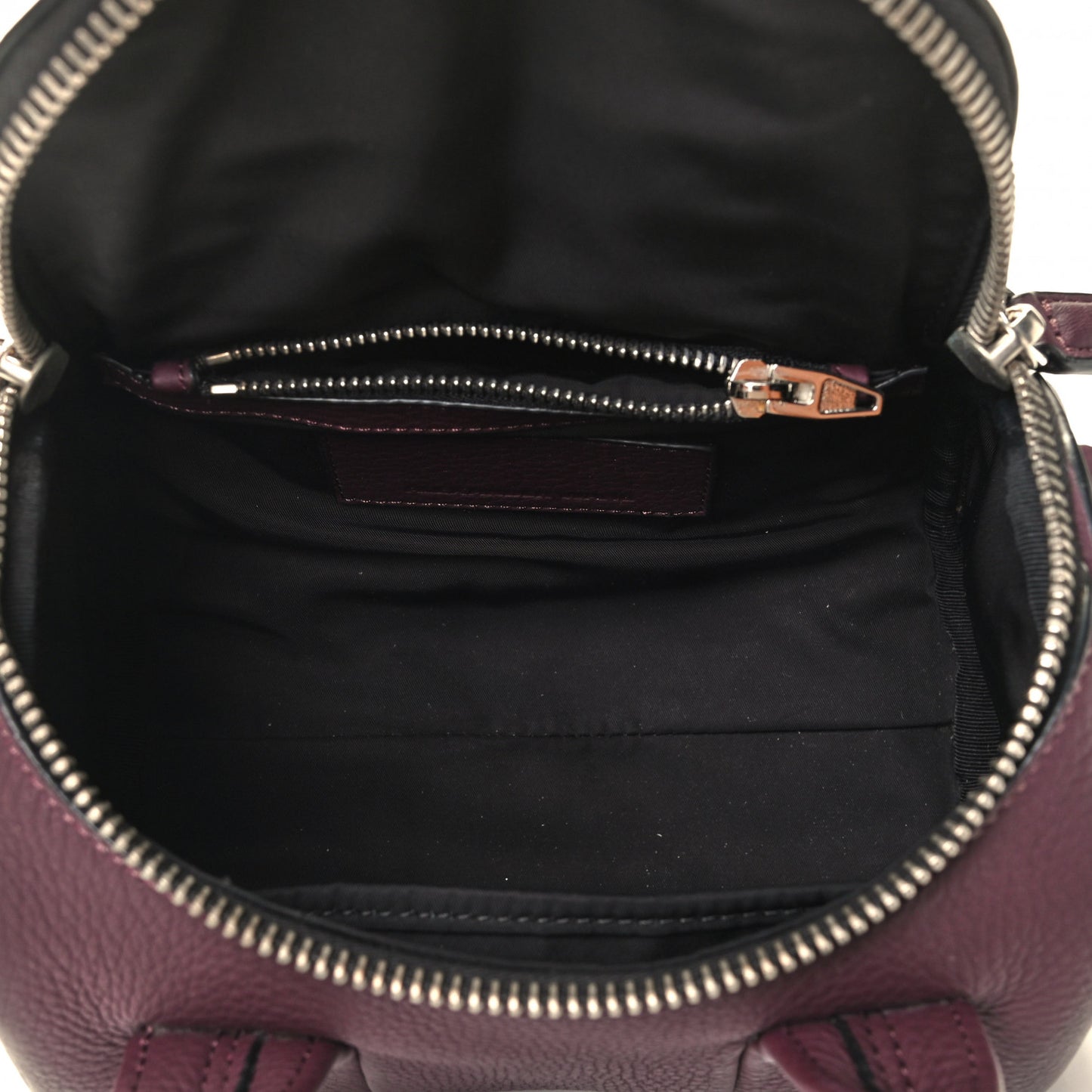Pebbled Calfskin Mini Rockie Matte Oxblood