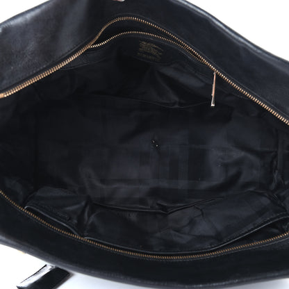 Burberry Calfskin Quilted Manor Tote Black 4 of 11