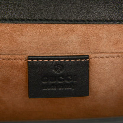 Gucci Calfskin Studded Small Padlock Shoulder Bag Black 6 of 6