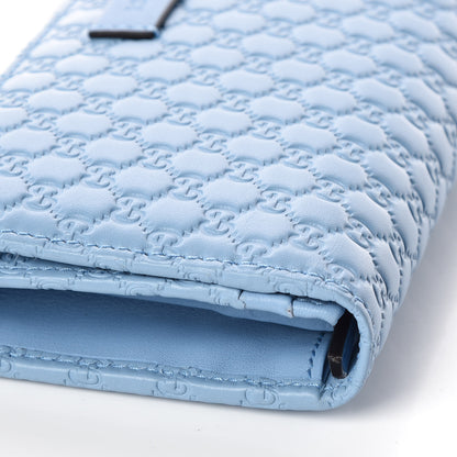 Gucci Soft Microguccissima Continental Wallet Mineral Blue 7 of 12