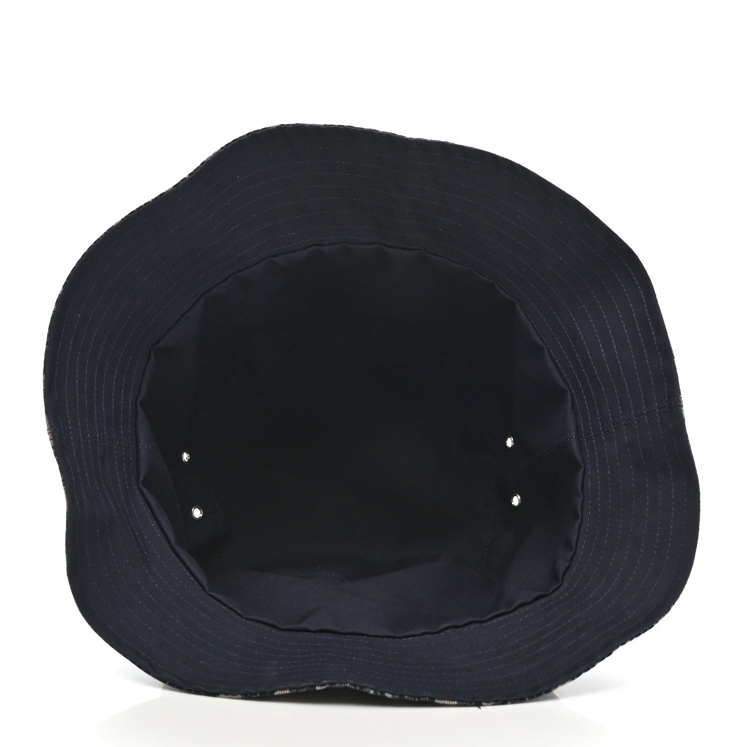 Christian Dior Oblique Reversible Teddy-D Brim Bucket Hat 57 Blue 4 of 8
