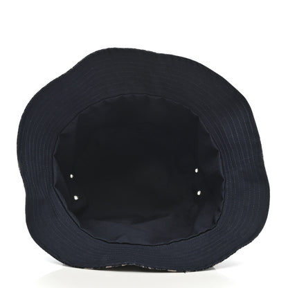 Christian Dior Oblique Reversible Teddy-D Brim Bucket Hat 57 Blue 4 of 8