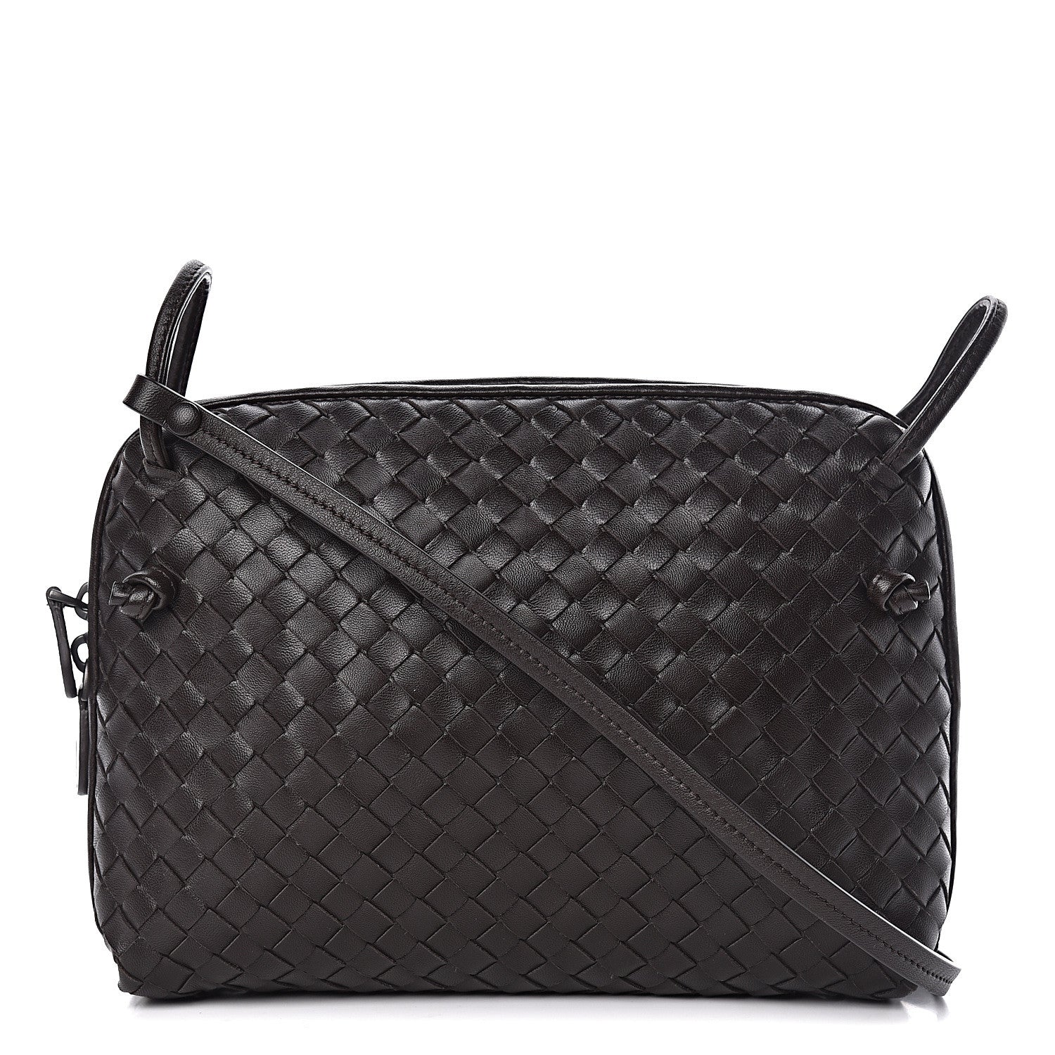 Bottega Veneta Nappa Intrecciato Nodini Bag Ebano 1 of 11