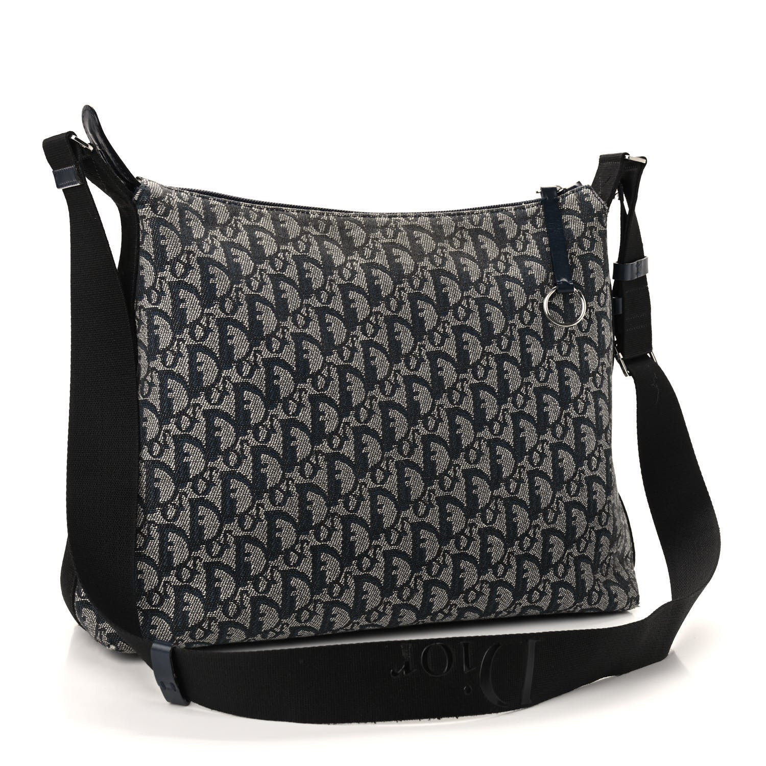 Christian Dior Monogram Messenger Navy 3 of 10
