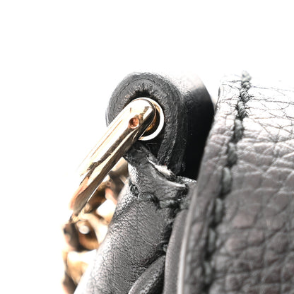 Gucci Pebbled Calfskin Medium Soho Flap Crossbody Black 16 of 17