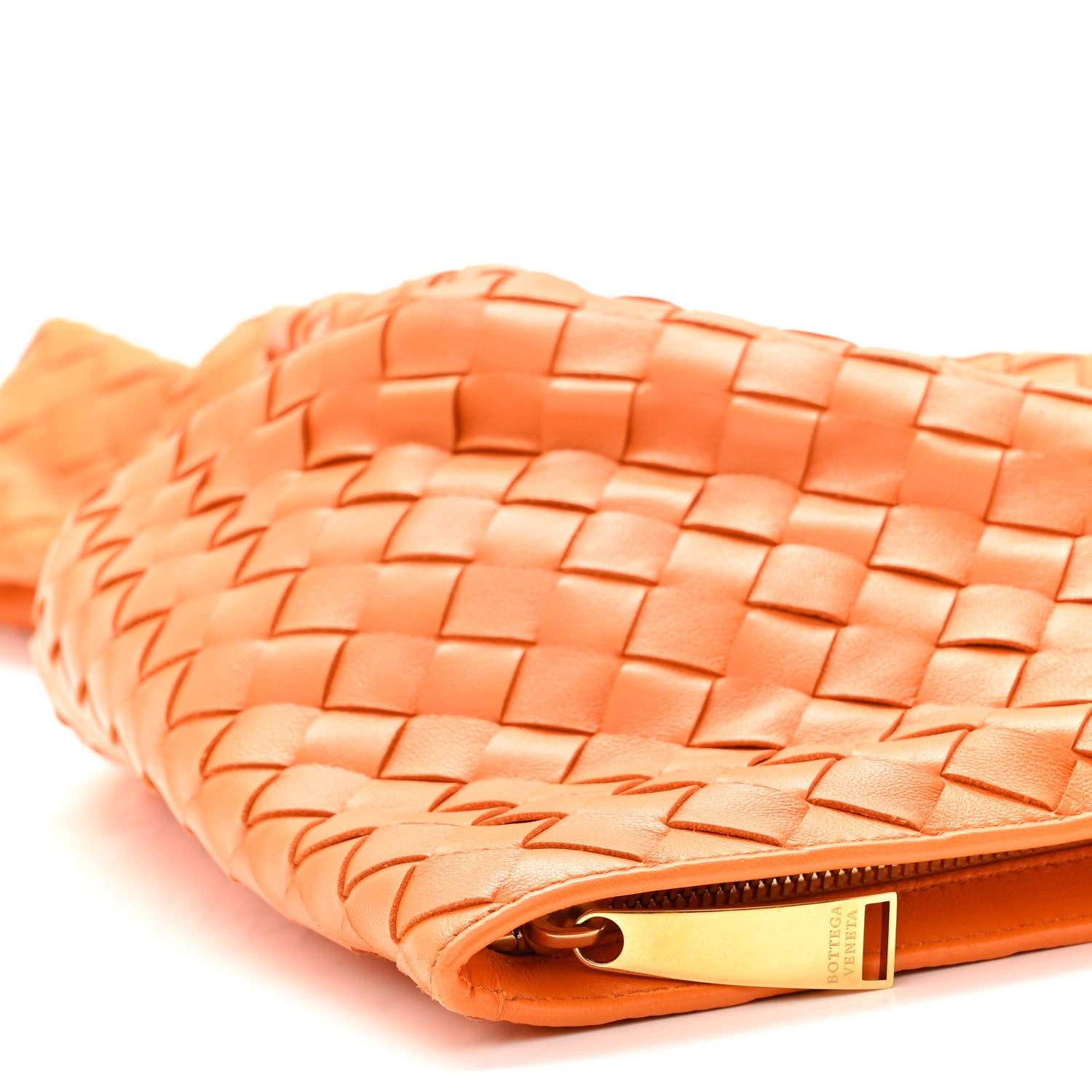 Bottega Veneta Nappa Intrecciato BV Twist Orange 9 of 10