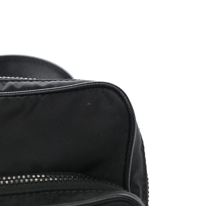 Prada Tessuto Nylon Saffiano Sling Bag Black 10 of 11