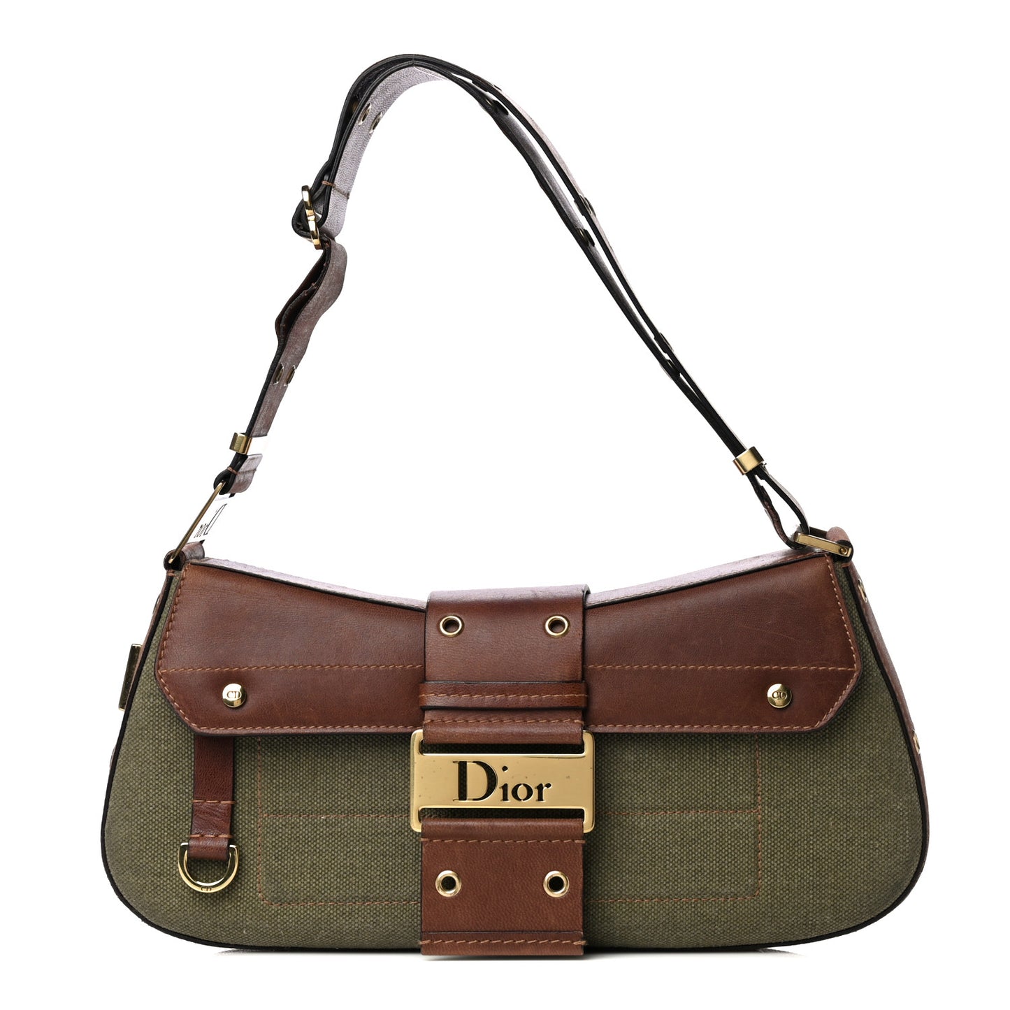 Canvas Calfskin Street Chic Columbus Ave Green
