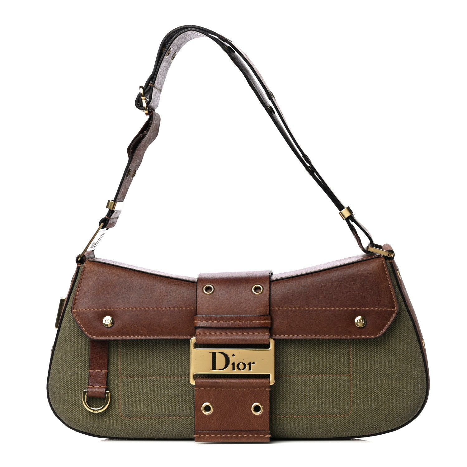 Christian Dior Canvas Calfskin Street Chic Columbus Ave Green 1 of 21