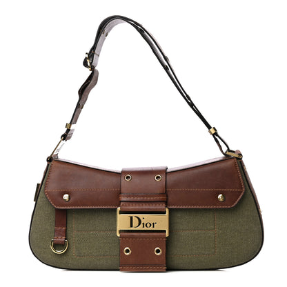 Christian Dior Canvas Calfskin Street Chic Columbus Ave Green 1 of 21