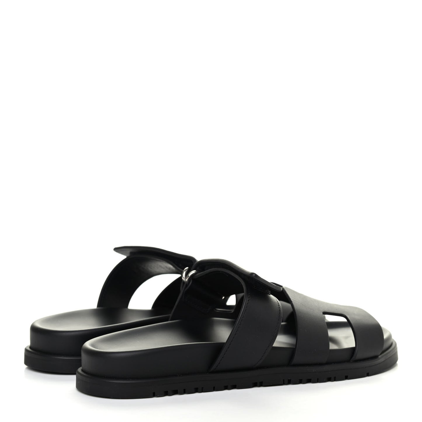 Calfskin Womens Chypre Sandals 37 Black